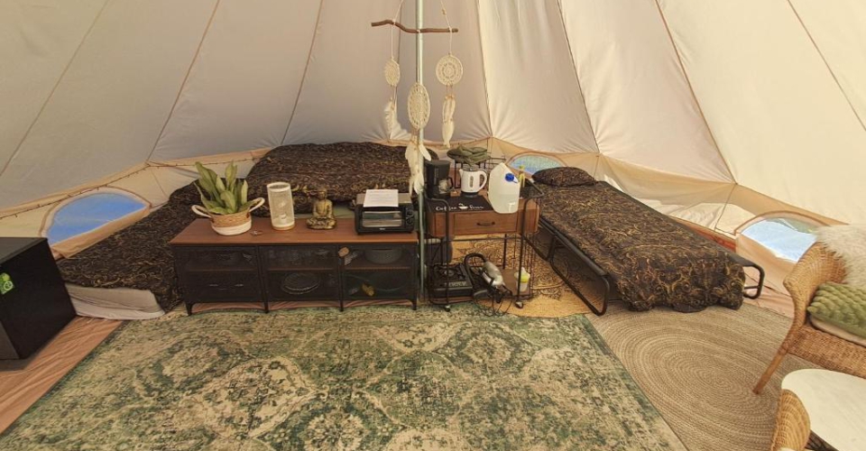 Bell-tent Rosa 5 personen